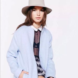 Kimchi Blue Textured Column Coat Size XS